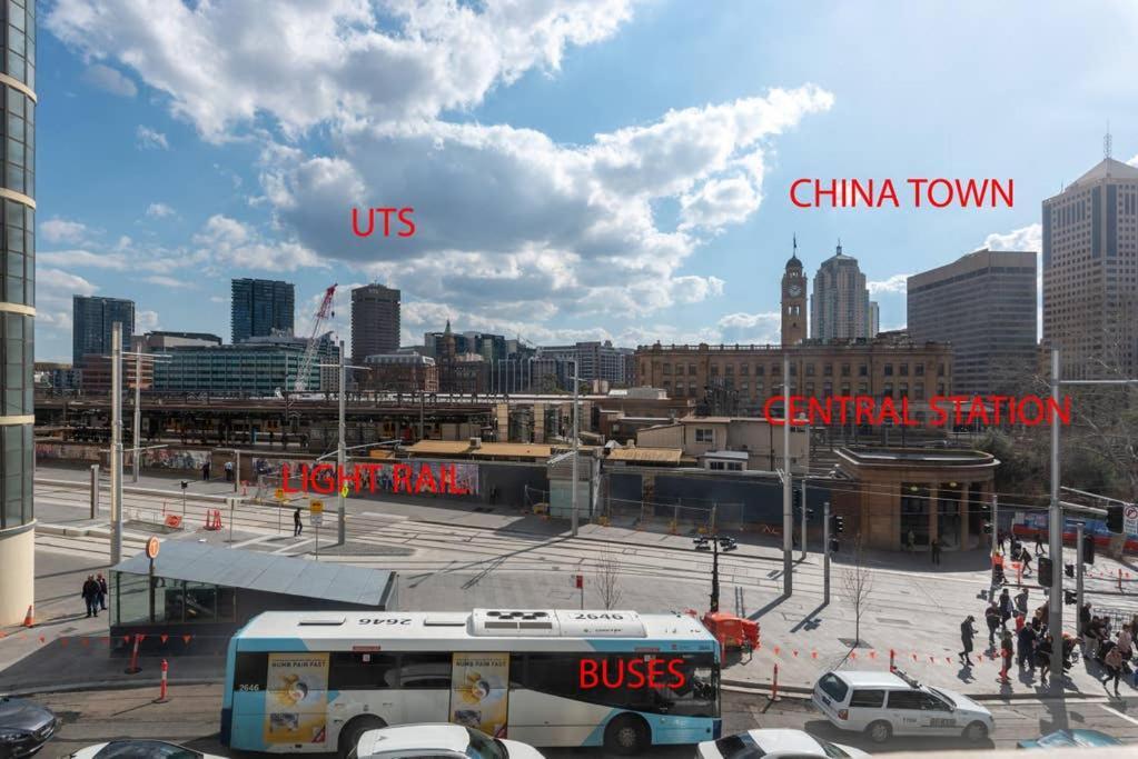 Luxe Ensuite Double Room - Ac - Next To Central&Cbd - Near Darling Harbour& Chinatown& Usyd& Uts Sidney Exterior foto
